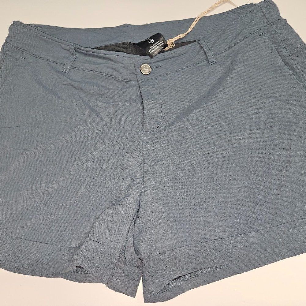 Free Fly Apparel Womens XL Utility Shorts Pacific Blue